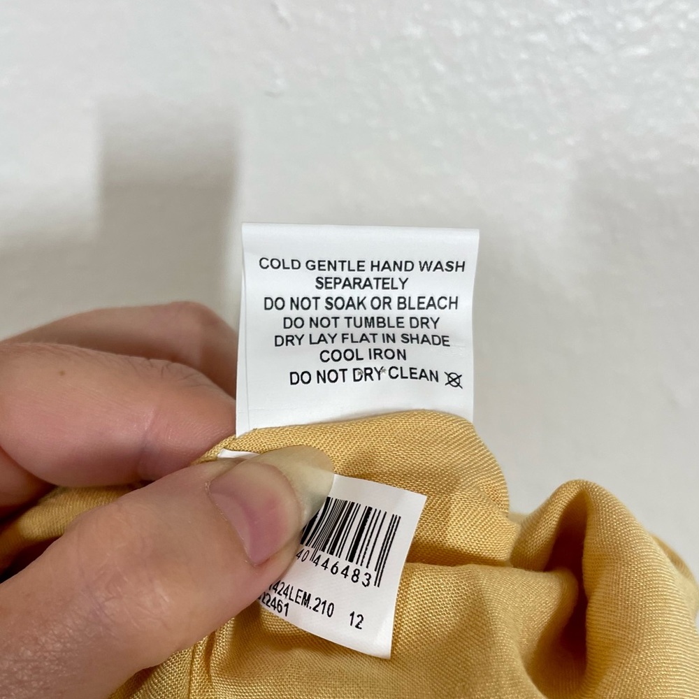 DISSH Strapless Midi Dress in Soft Yellow - Picture 8 of 10